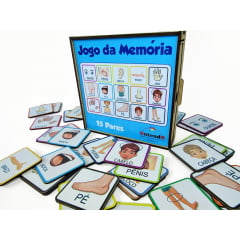 JOGO DA MEMÓRIA MENINO - PARTES DO CORPO - Entende Jogos Educativos